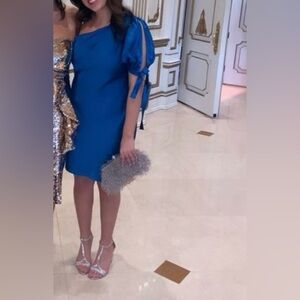 Aidan Mattox Vibrant Blue Dress